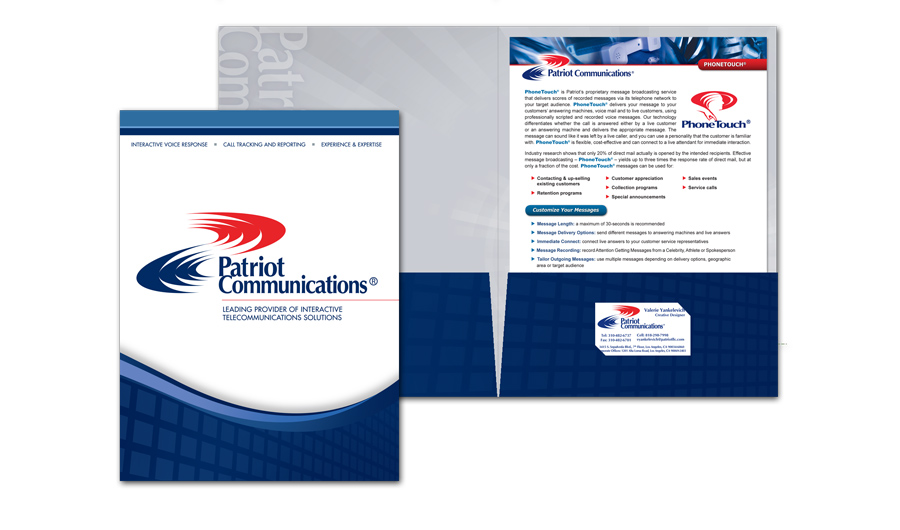 Collateral — Brochures & collateral